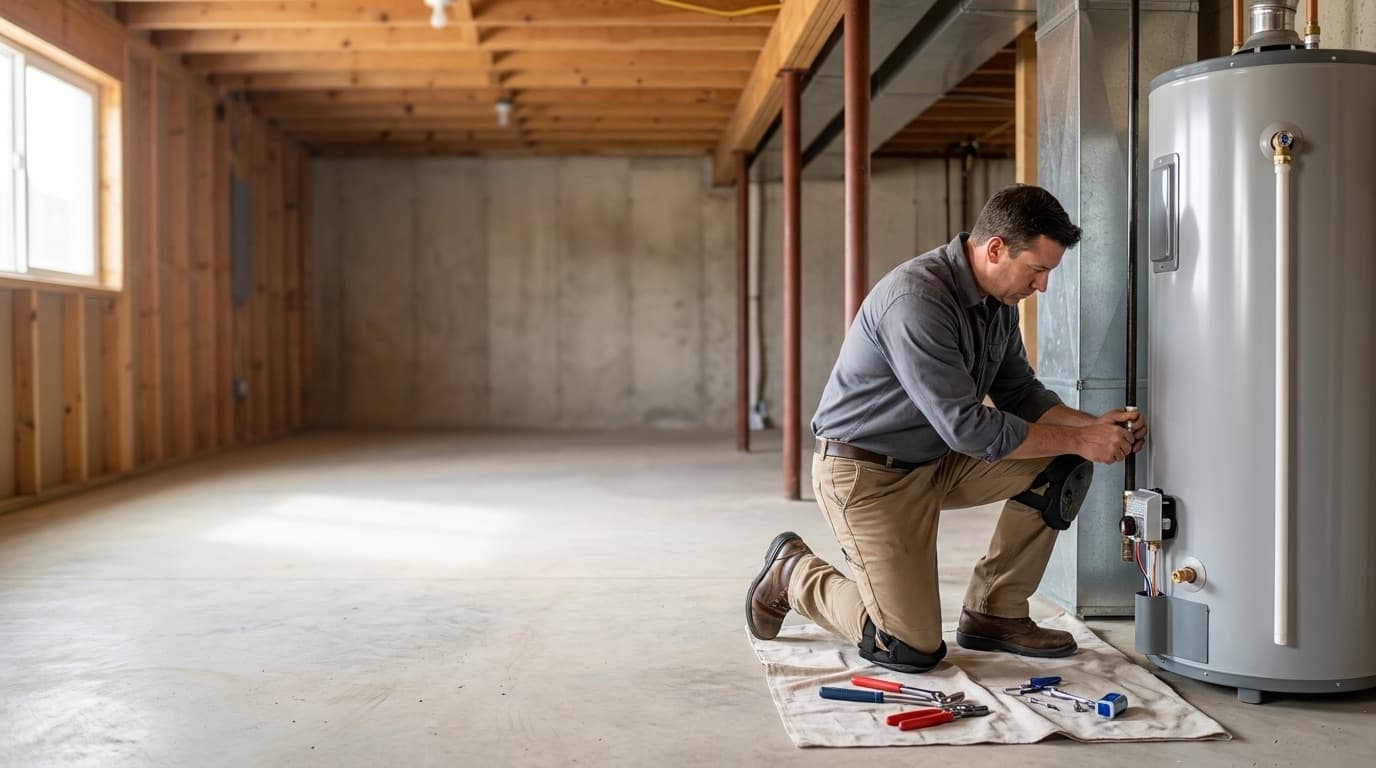 Plumbing expert at work in the St. Louis area